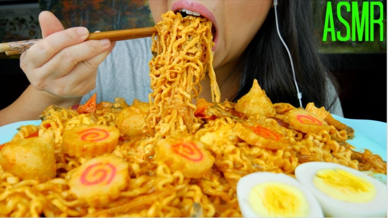 ASMR Cheesy 2x Nuclear Fire Noodles ♥ SECRET How to Cook Fire Noodles ♥ 먹방 No Talking suellASMR
