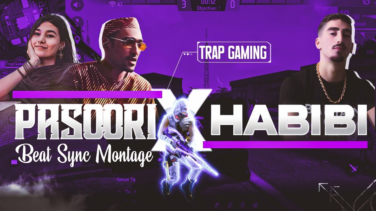 Pasoori x Habibi Beat Sync Montage By TrapGamingff