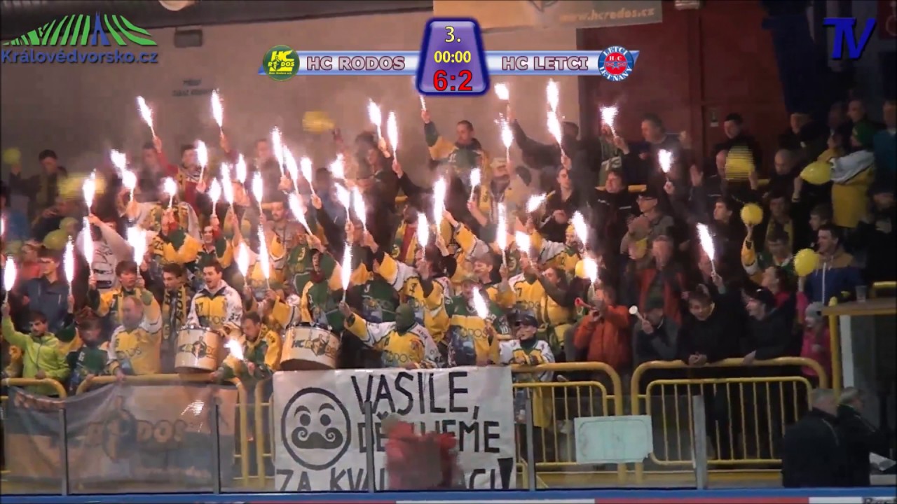 HC Rodos Dvůr Králové - HC letci Letňany - góly a oslavy