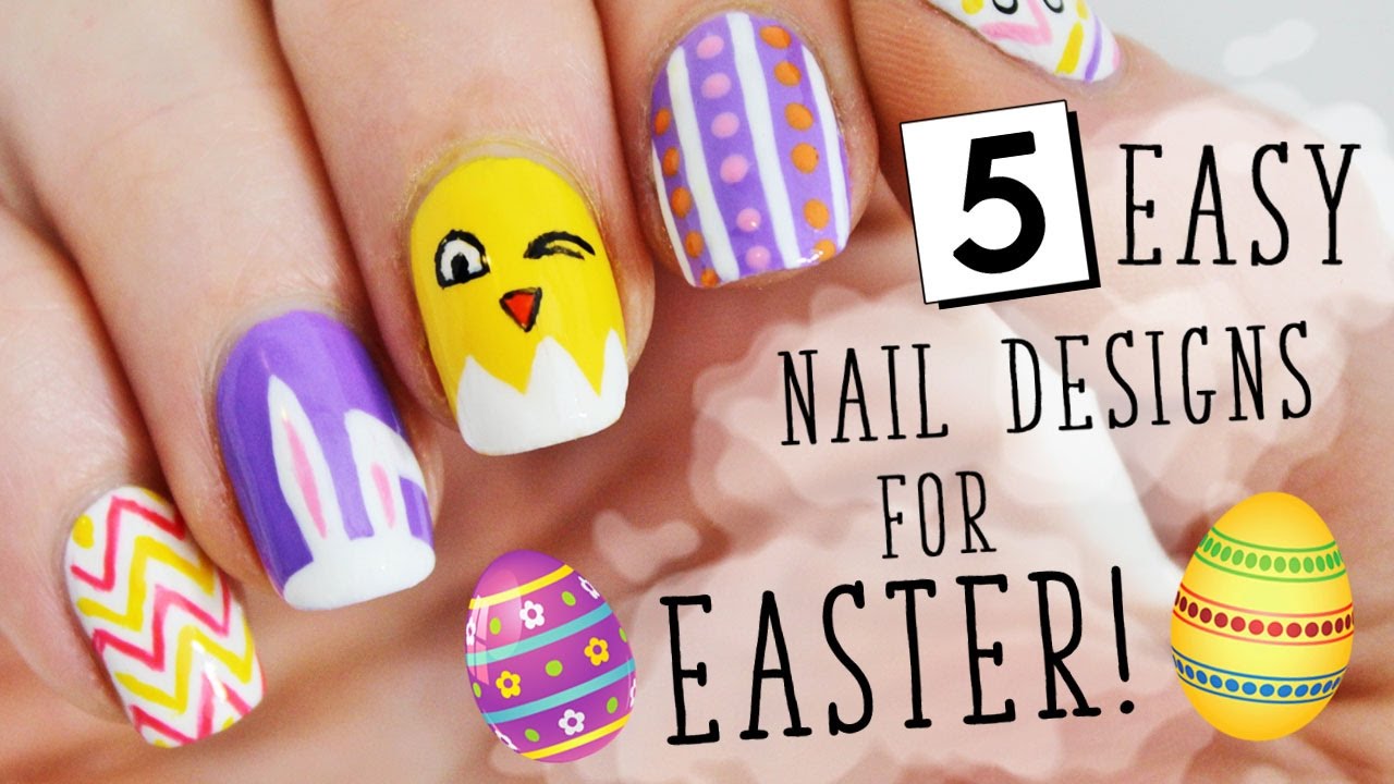 FIVE IN FIVE | Easy Easter Nail Art | Nailed It NZ