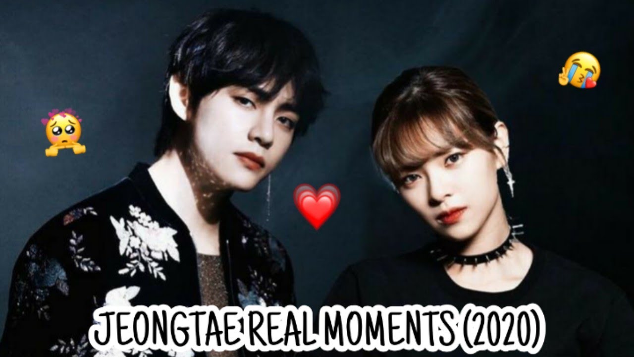 Taehyung and Jeongyeon Real Moments (JeongTae) evidence that maybe they are real