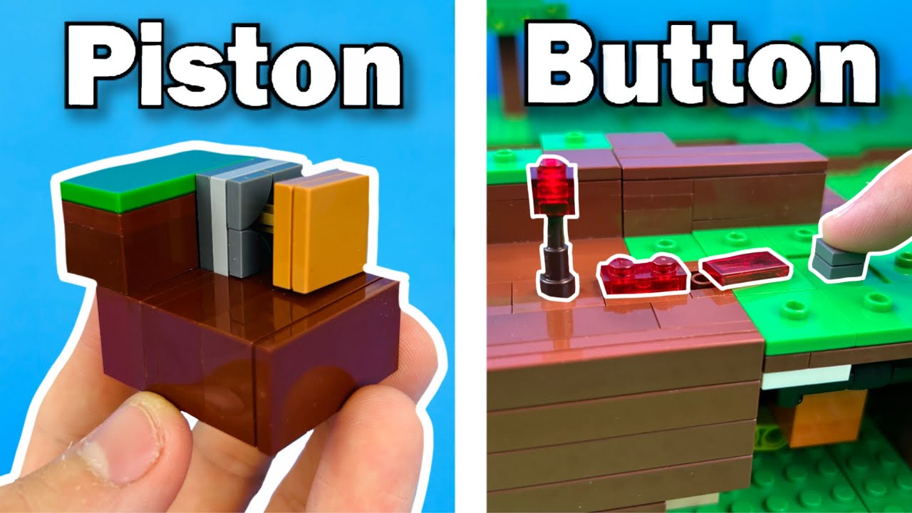 Я построил рабочий LEGO Minecraft Redstone...