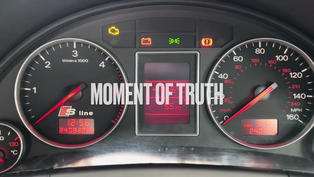 Audi A4 B6/B7 cluster buzzer replacement and speedo face sticker upgrade