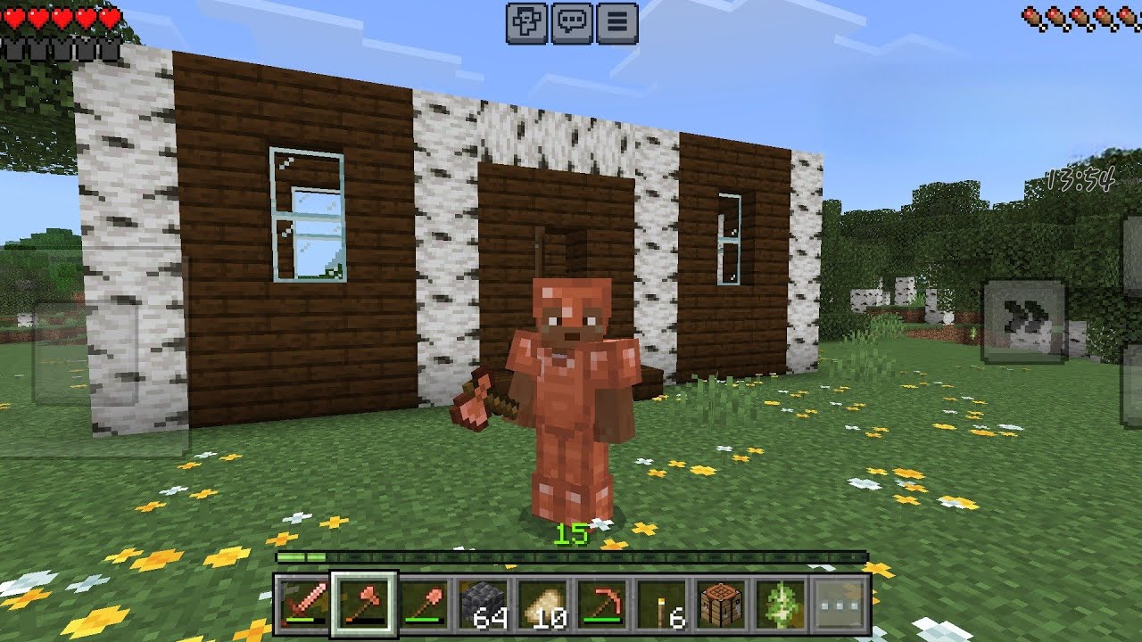 Episod 4 of playing minecraft. I got 40 iron ore!