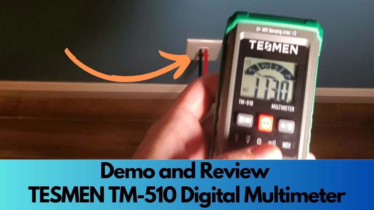 TESMEN TM-510 Digital Multimeter Review and Demo - Precision Multimeter