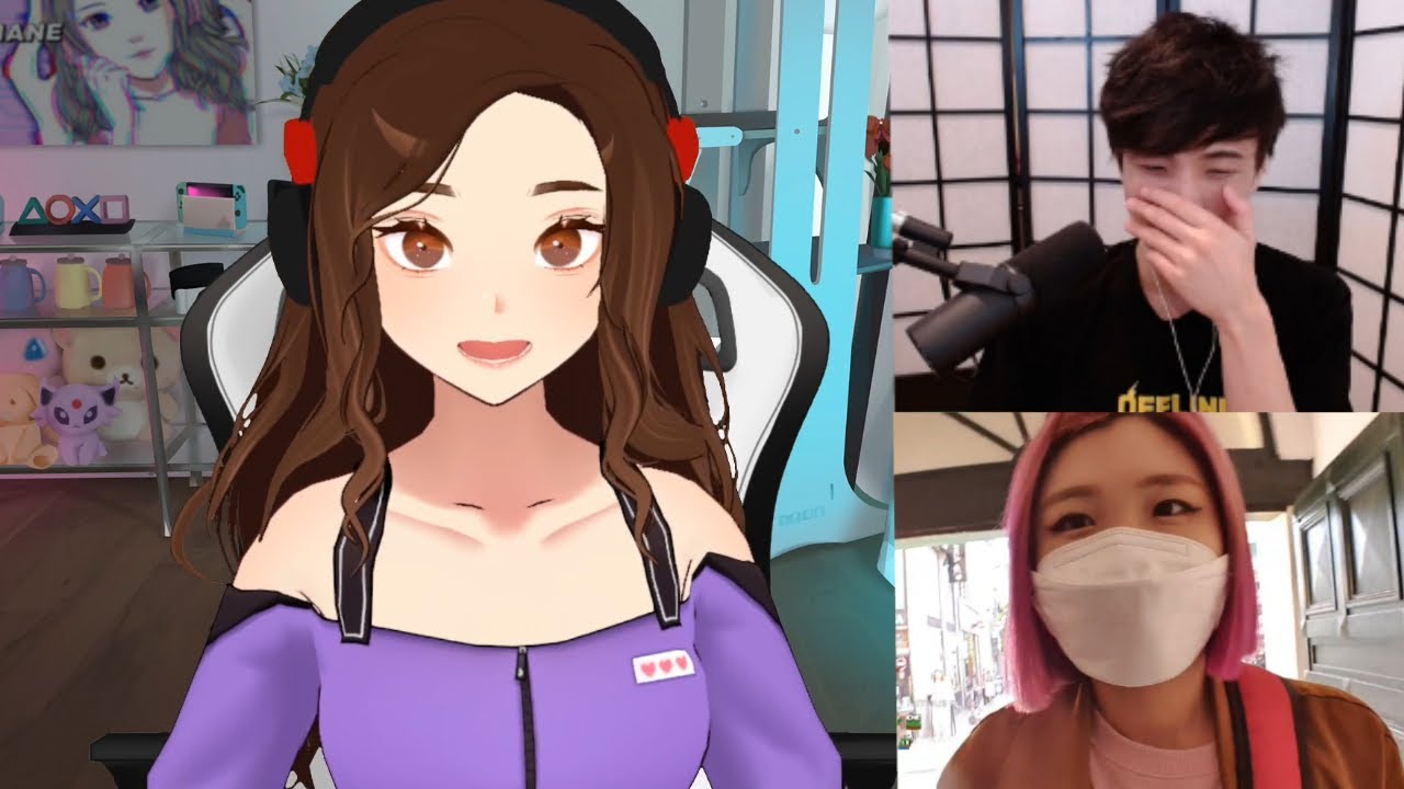 Pokimane becomes a VTuber |Fuslie: Sykkuno u Simp | Welcome to EU, Hachu