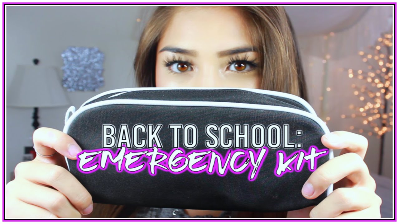 DIY Back to School EMERGENCY Kit ♡ School Essentials! ♡ xlivelaughbeautyx