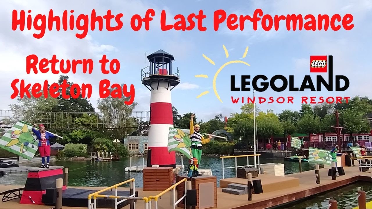 Highlights of Last Performance of Pirates: Return to Skeleton Bay 2023 at Legoland Windsor Resort