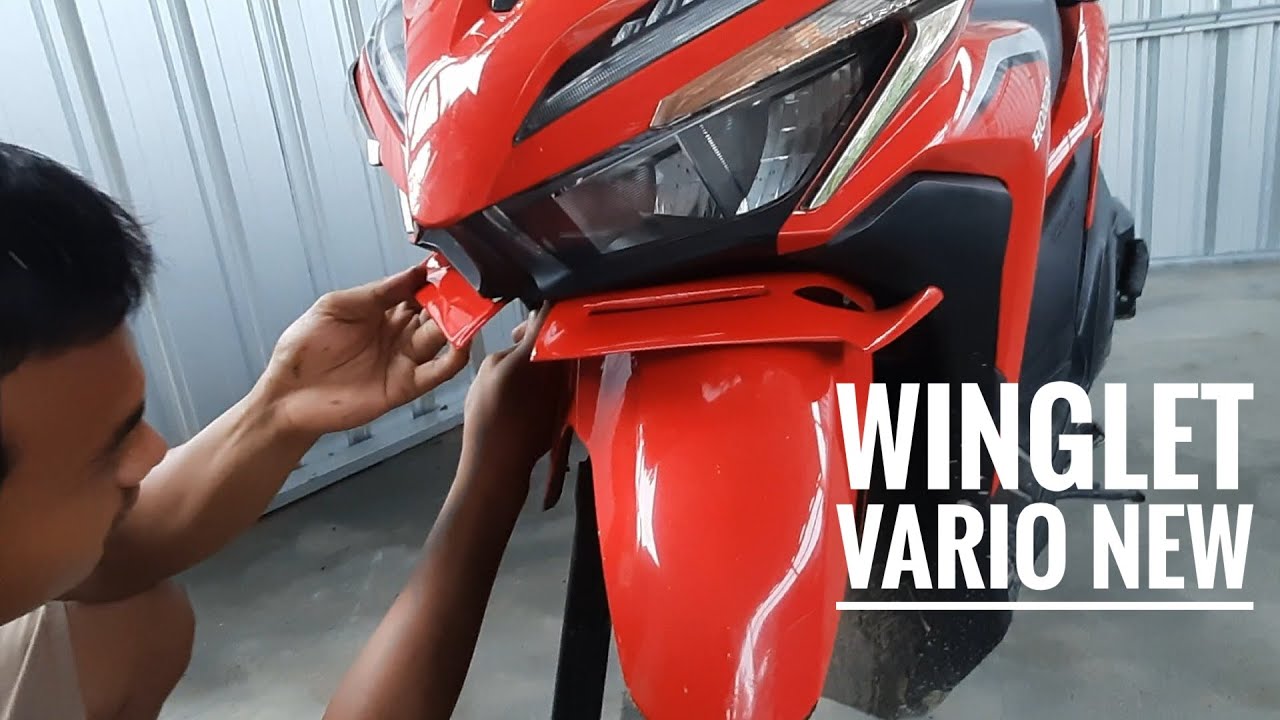 CARA PASANG WINGLET VARIO NEW VARIO 150 VARIO 125