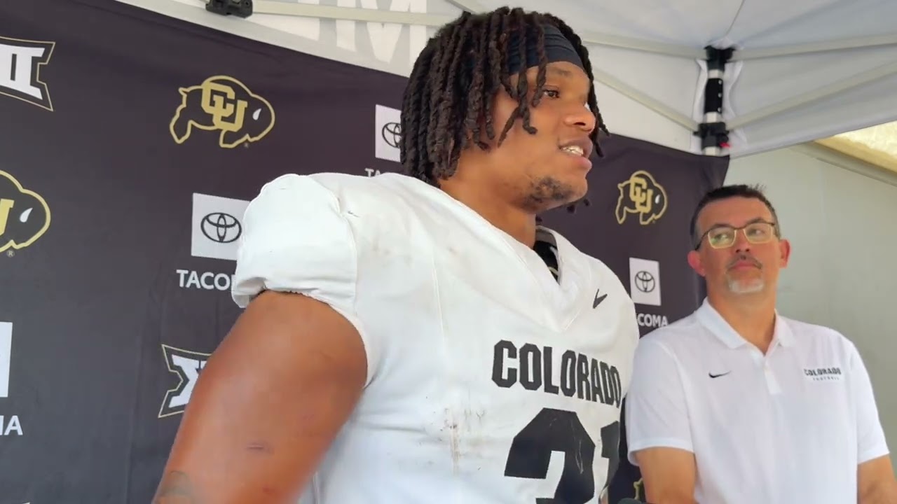 Colorado senior Sav'ell Smalls has gained confidence with experience playing tight end in Boulder