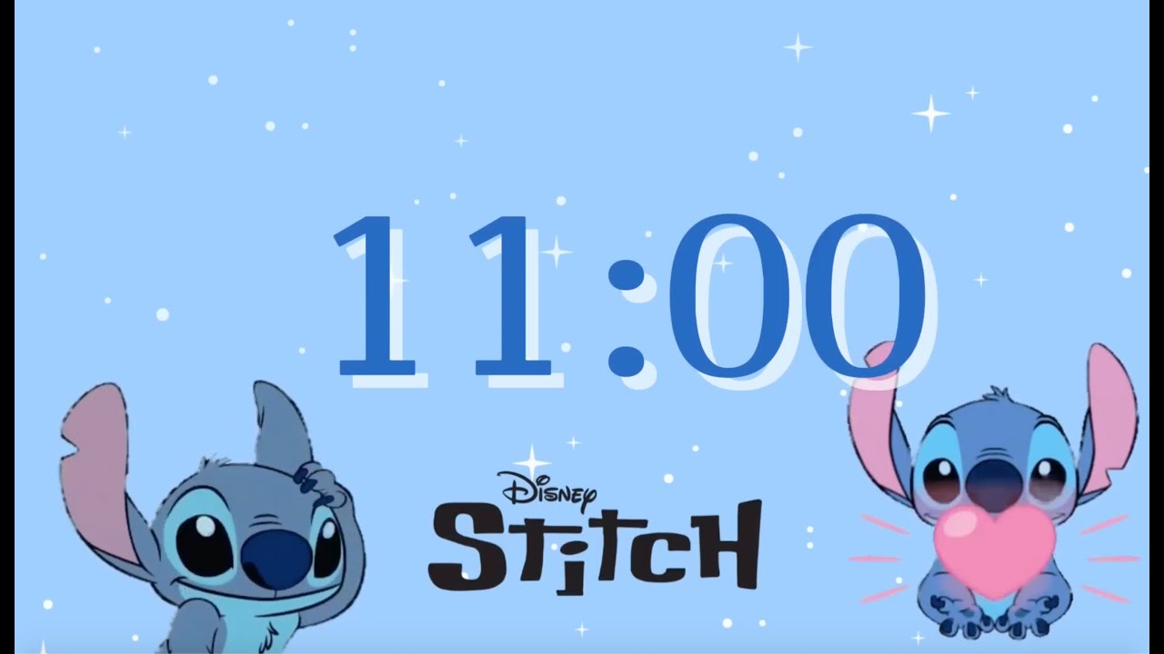 Stitch 11 minute timer Study with Stitch Classroom timer Pomodoro Timer