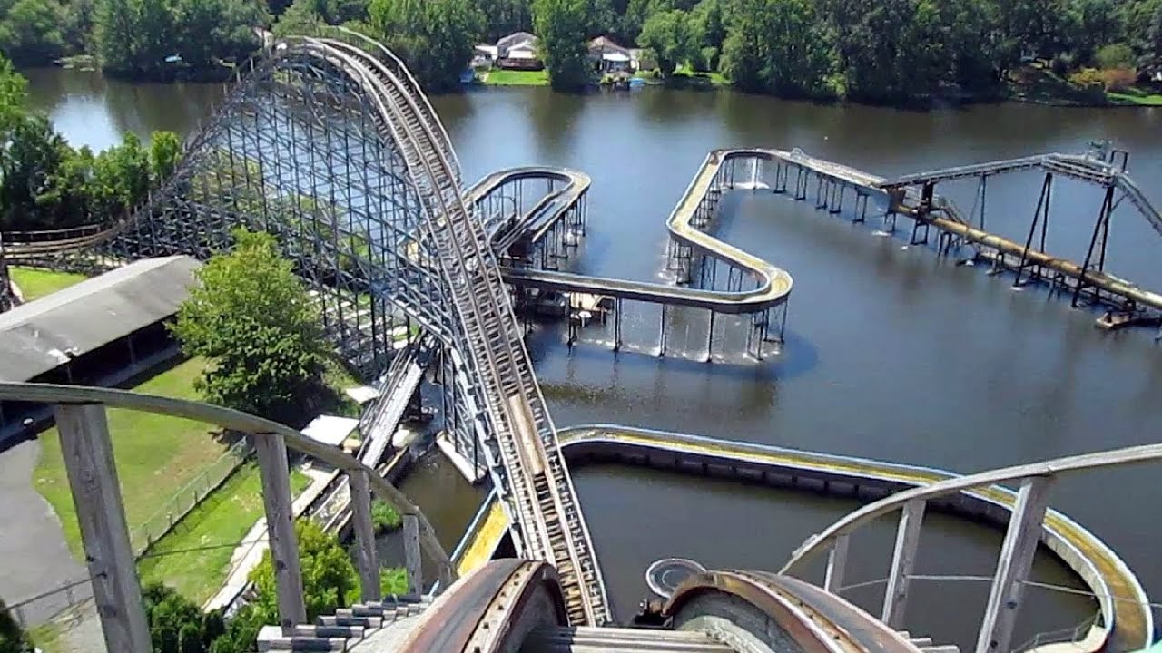 Hell Cat front seat on-ride HD POV Clementon Park