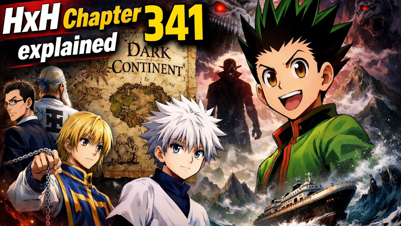Hunter x Hunter Chapter 341 – Dark Continent Begins #hxh #darkcontinent #anime #manga