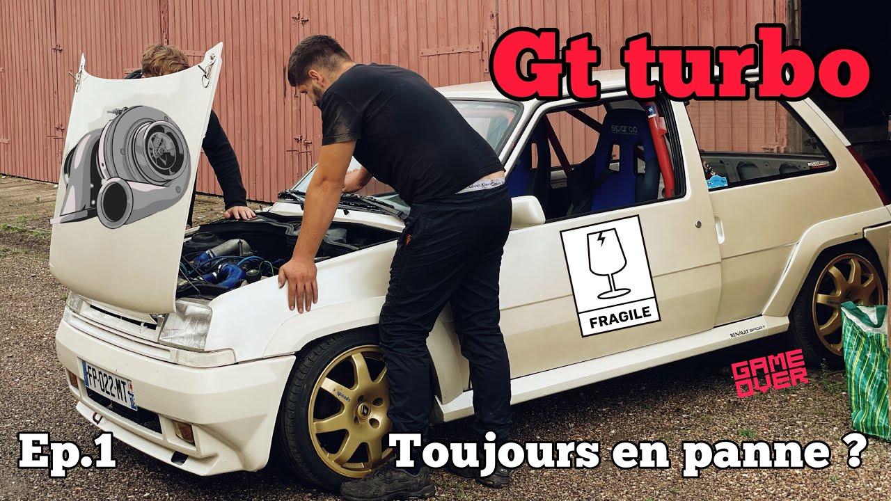 Super 5 GT TURBO - ep.1 le turbo neuf est Hs??