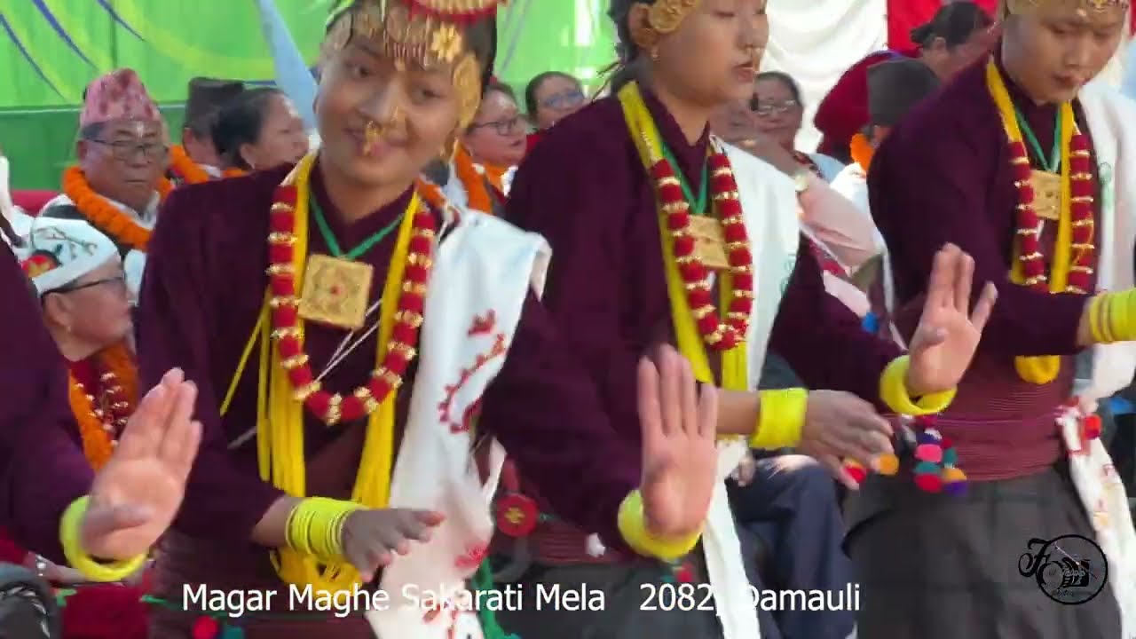 मगर माघे सकराटी २०८२ दमाैलीमा मगर काैराह नाचले दर्शकलाइ स्वागत गर्दै /Magar Live kauraha /Fal Thapa
