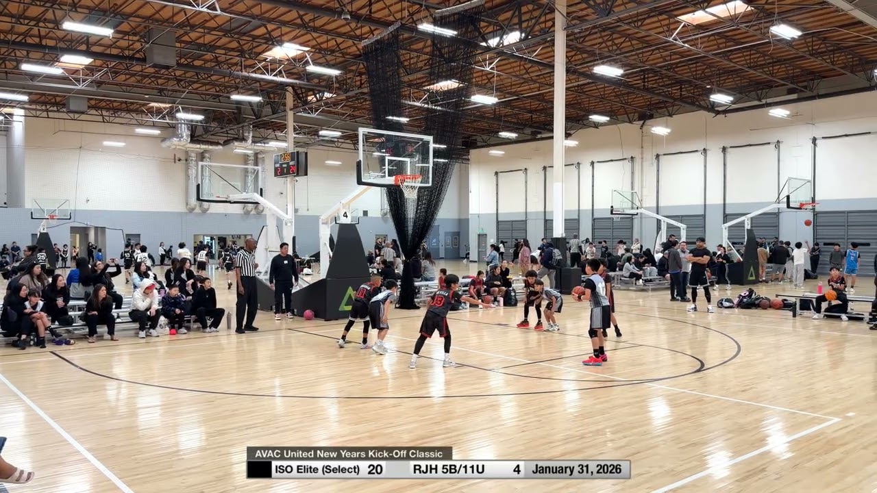 1/31/26 ISO Elite (Select) vs RJH 5B/11U - AVAC United New Years Kick-Off Classic