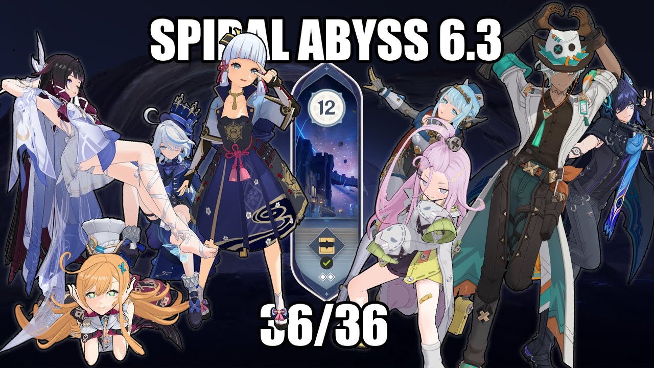 Abyss 6.3 | Floor 12 | 9 stars | Ayaka Freeze / Ifa Lunar-Charged | 2026 January