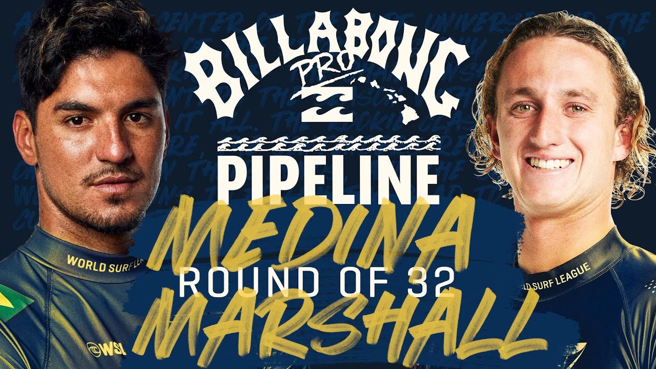 Gabriel Medina vs Jake Marshall | Billabong Pro Pipeline 2023 - Round of 32 Heat Replay