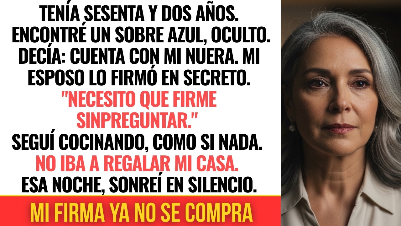 Encontré un estado de cuenta con mi nuera… y entendí por qué querían mi firma sin mirarme