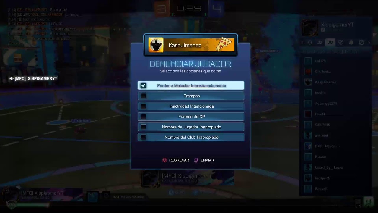 Intentando ganar un torneo de Rocket League dia 3