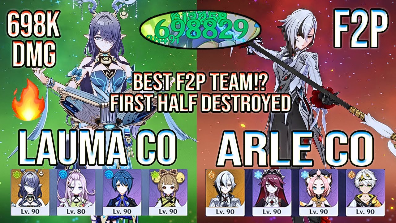 🔥 Бесплатная игра Лаума и Арлекино полностью уничтожают Спиральную Бездну 12 | Genshin Impact