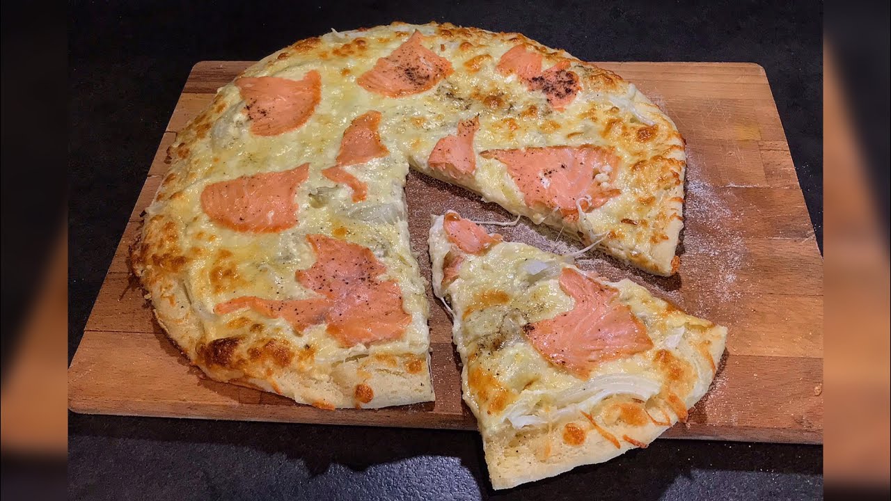 PIZZA NORVÉGIENNE AU SAUMON 🍕
