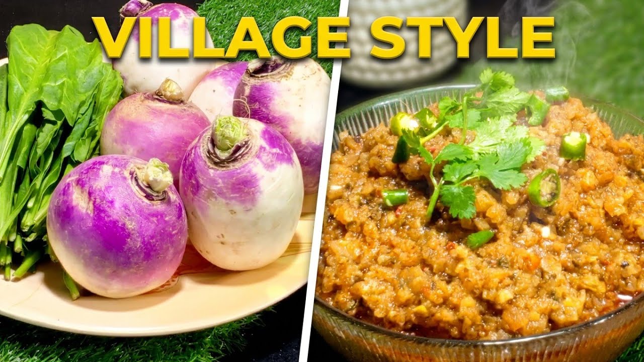 Winter Special Shaljam Palak Recipe | Shalgam or palak ki Mazedar Sabzi banane ka tarika |