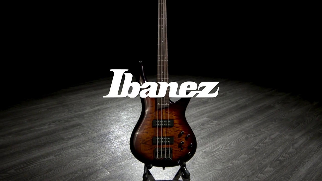Ibanez SR400EQM Bass 2018, Dragon Eye Burst | Gear4music demo