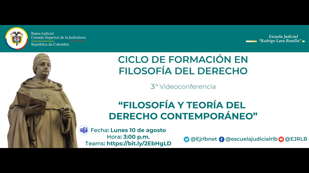 FILOSOFÍA Y TEORÍA DEL DERECHO CONTEMPORANEO