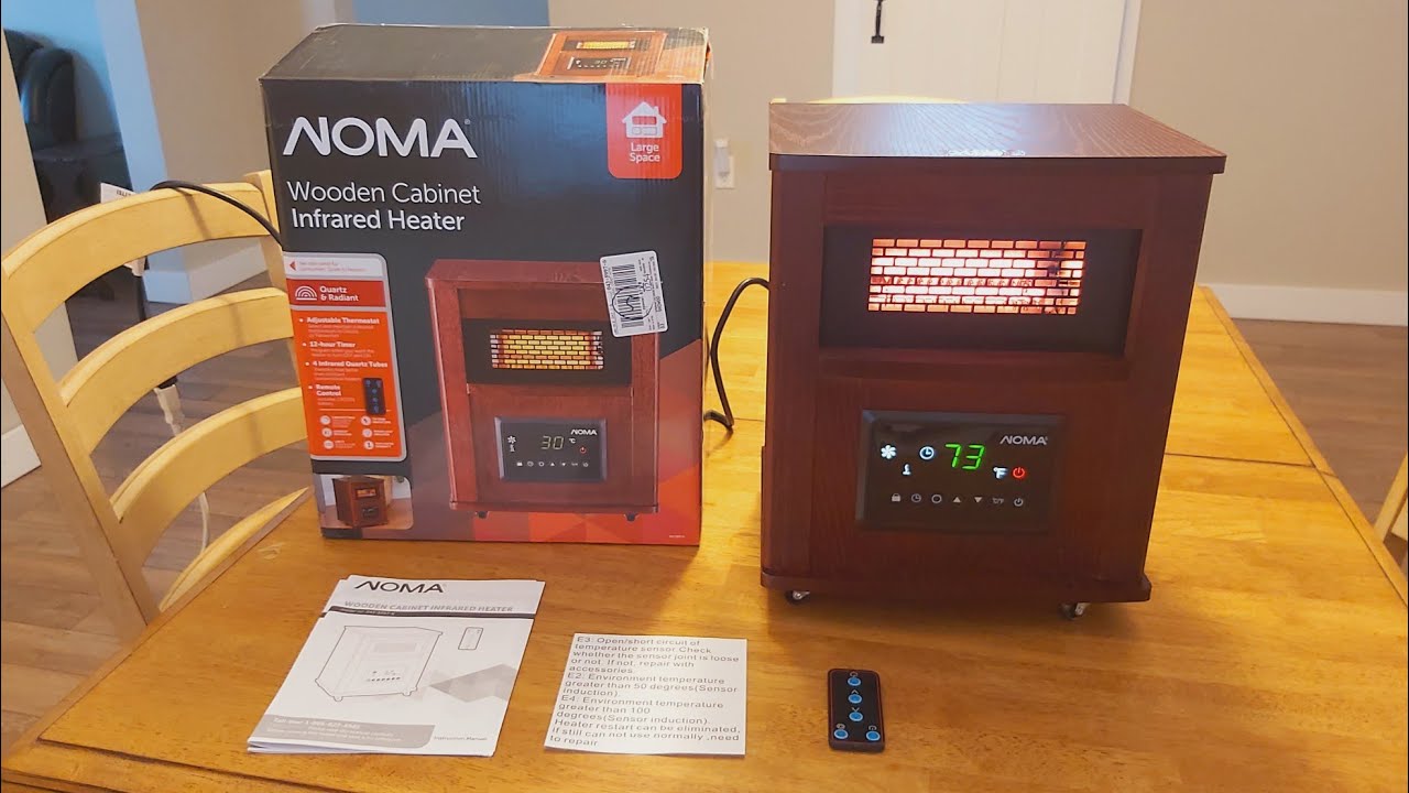 Noma Infrared Heater Unboxing and Instructiononal Video