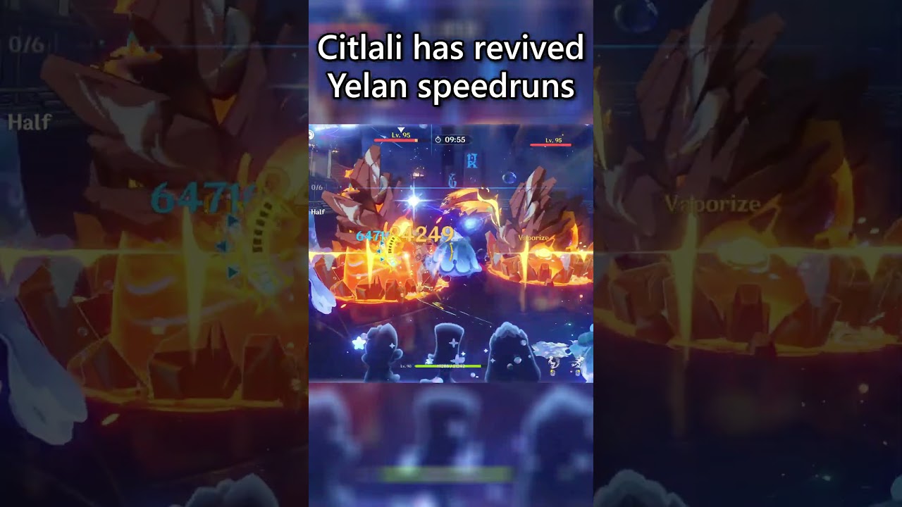 C6 Yelan and Citlali in 5.2 Abyss tophalf chamber 1