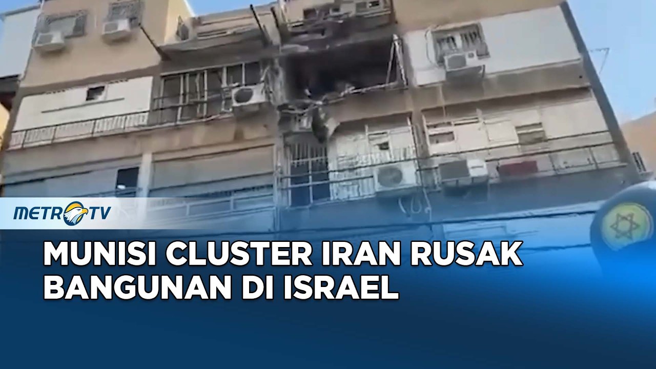 Serangan Munisi Cluster Iran Tumbangkan Bangunan di Bnei Brak