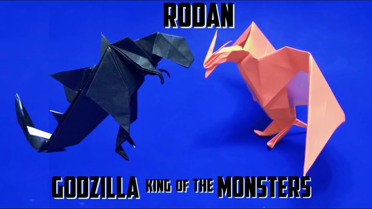 Tutorial Rodan origami step by step | Godzilla King of the Monsters