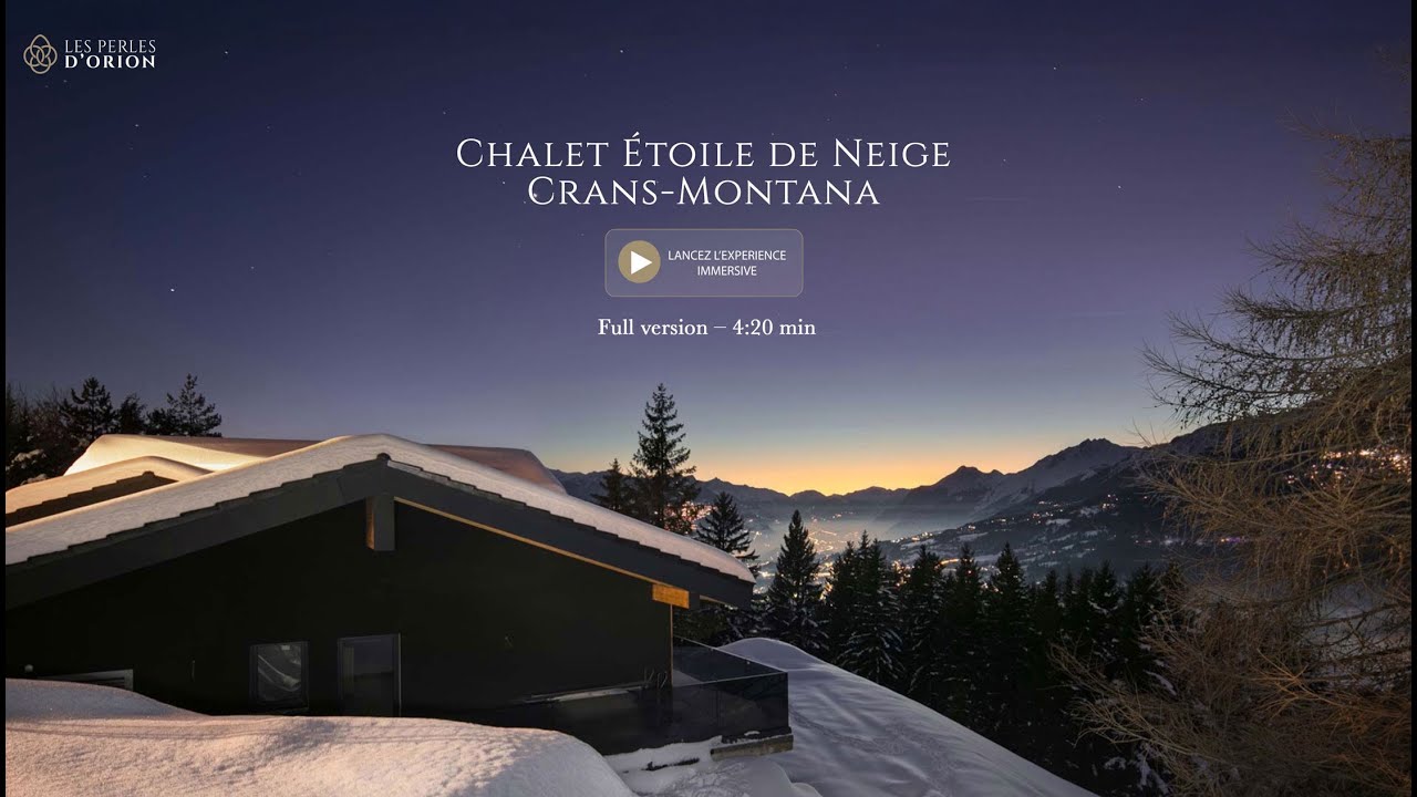 Chalet Étoile de Neige – An Alpine Retreat Now Available. Crans Montana - Switzerland.