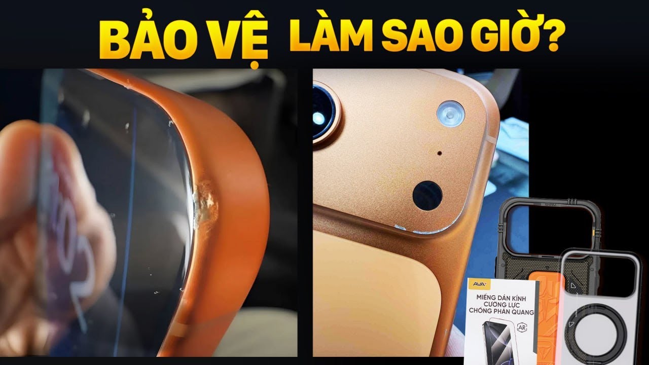 Droptest ốp lưng 500k cho iPhone 17 Pro Max xem có trầy xước viền nhôm không 🥸