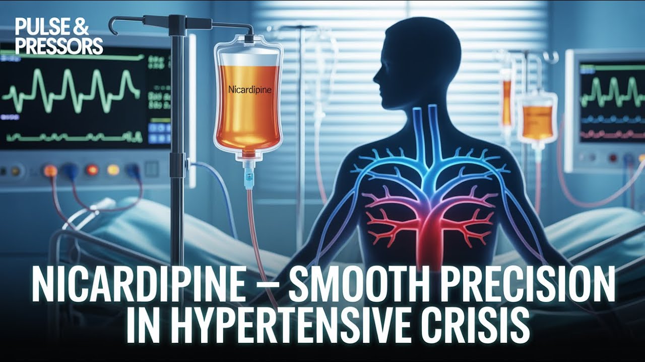 Nicardipine — Smooth Precision for Hypertensive Emergencies | Pulse & Pressors