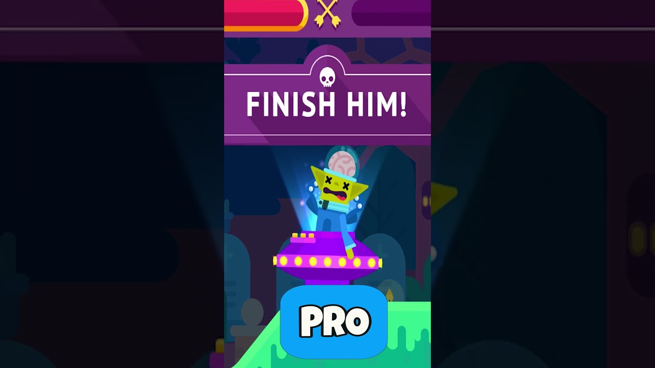 Bowmasters - Noob vs Pro vs Hacker #shorts