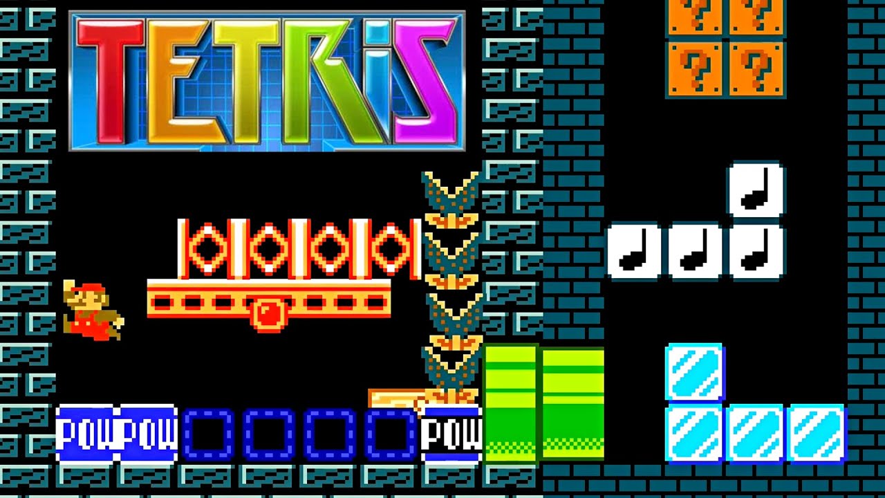 Super Mario Maker 2 🔧 Tetris