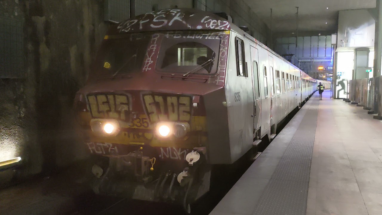 Afscheidsrit vertrek AM75 815 835 Antwerpen Centraal 2021