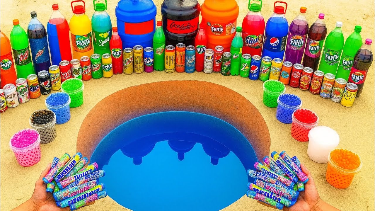 🌈Experiment: Giant Toothpaste Eruption by Gia wow nice 