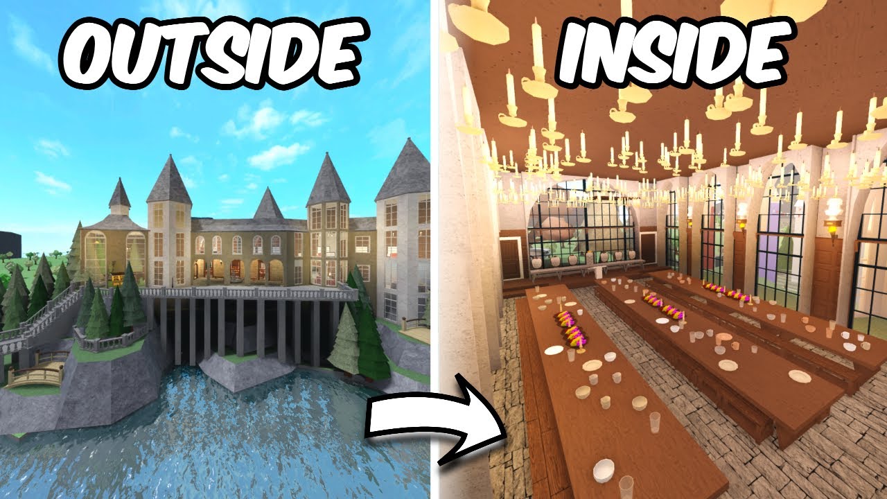 DECORATING THE INSIDE OF HOGWARTS IN BLOXBURG