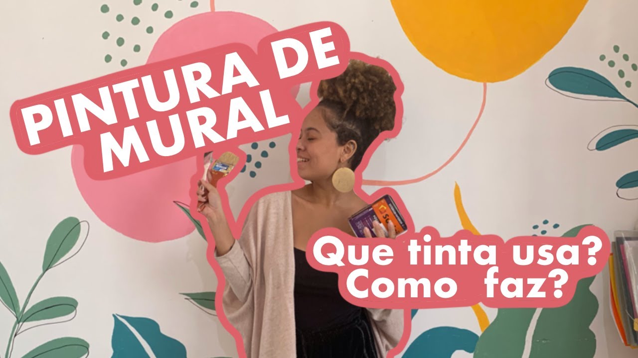 PINTANDO MURAL NO MEU HOMEOFFICE | + perguntas e respostas