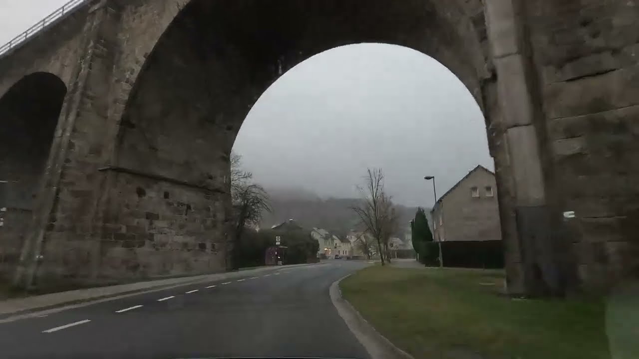 Small East German Towns Drive | Full HD | ASMR no talking