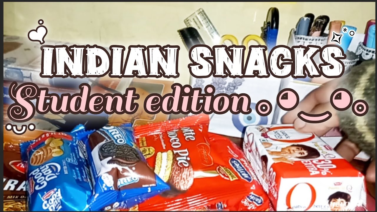 Indian snacks 🌸✨ Student edition || #india  #snacks #food #aesthetic #asmr #asmrsound
