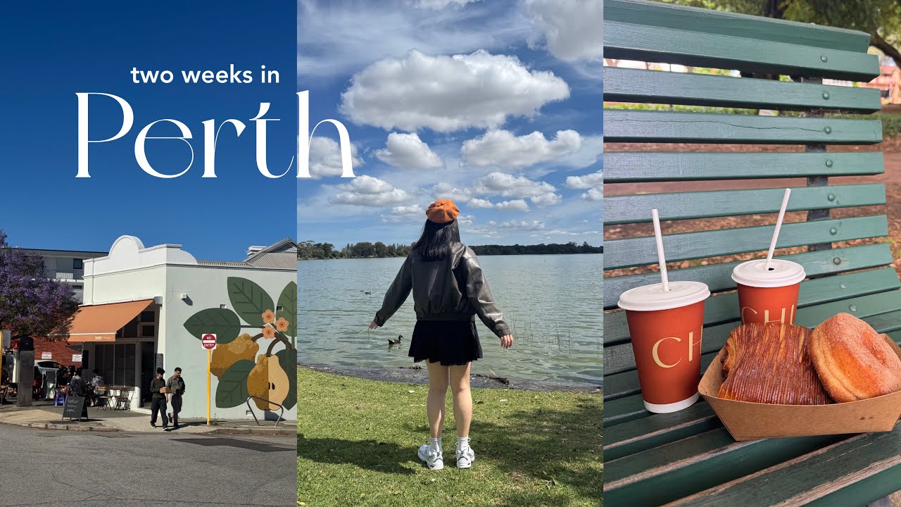 2 weeks in Perth 🇦🇺 cafe hopping, matcha, local restaurants, picnics, day trip to Mandurah