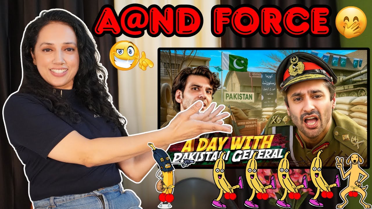 A Day with a Pakistani General | Harsh Beniwal | Reaction | Nandini Kaur