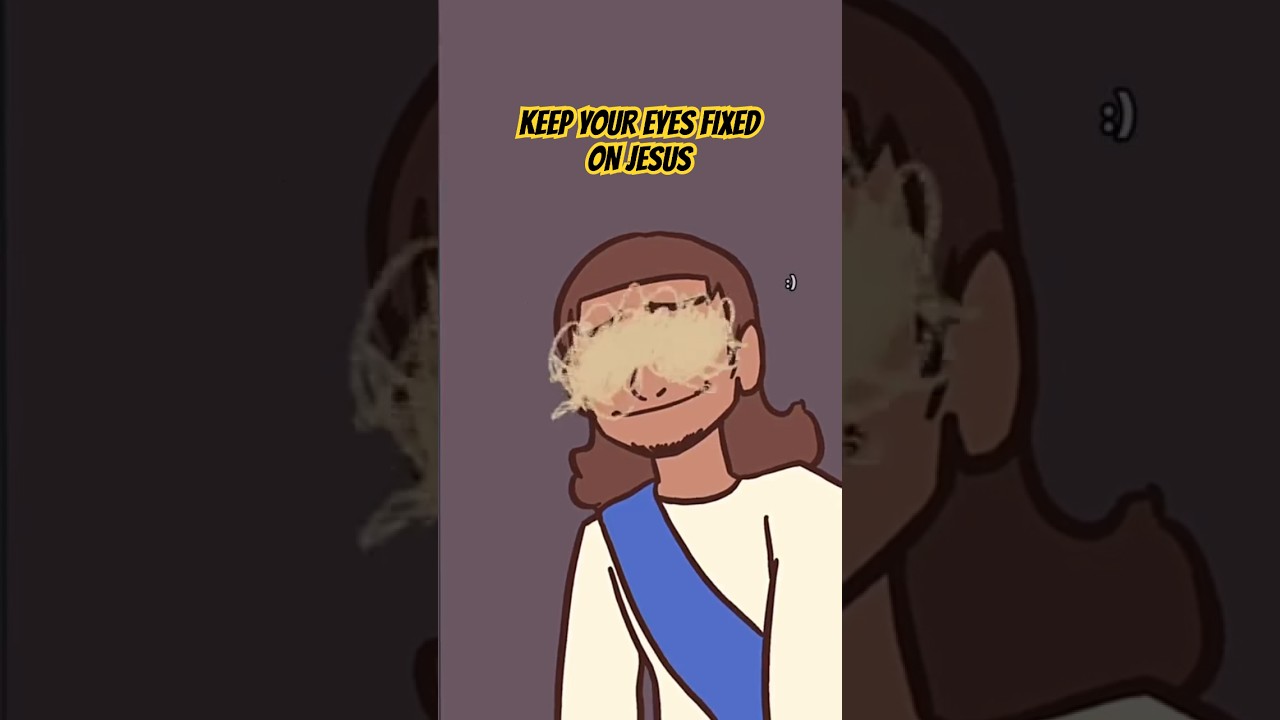 Keep Your Eyes On Jesus 👀🥺 #shorts #youtube #jesuschrist #gospel #godlovesyou #bibleverses