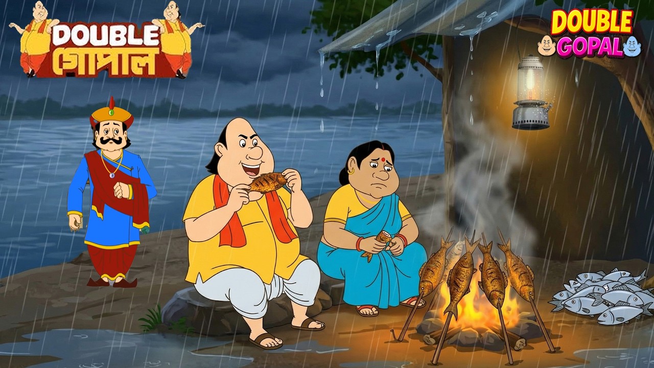 বৃষ্টিতে মাছ খাওয়ার লোভের গল্প | Gopal Bhar | গোপালভাঁড় | Double Gopal | New Episode 2026