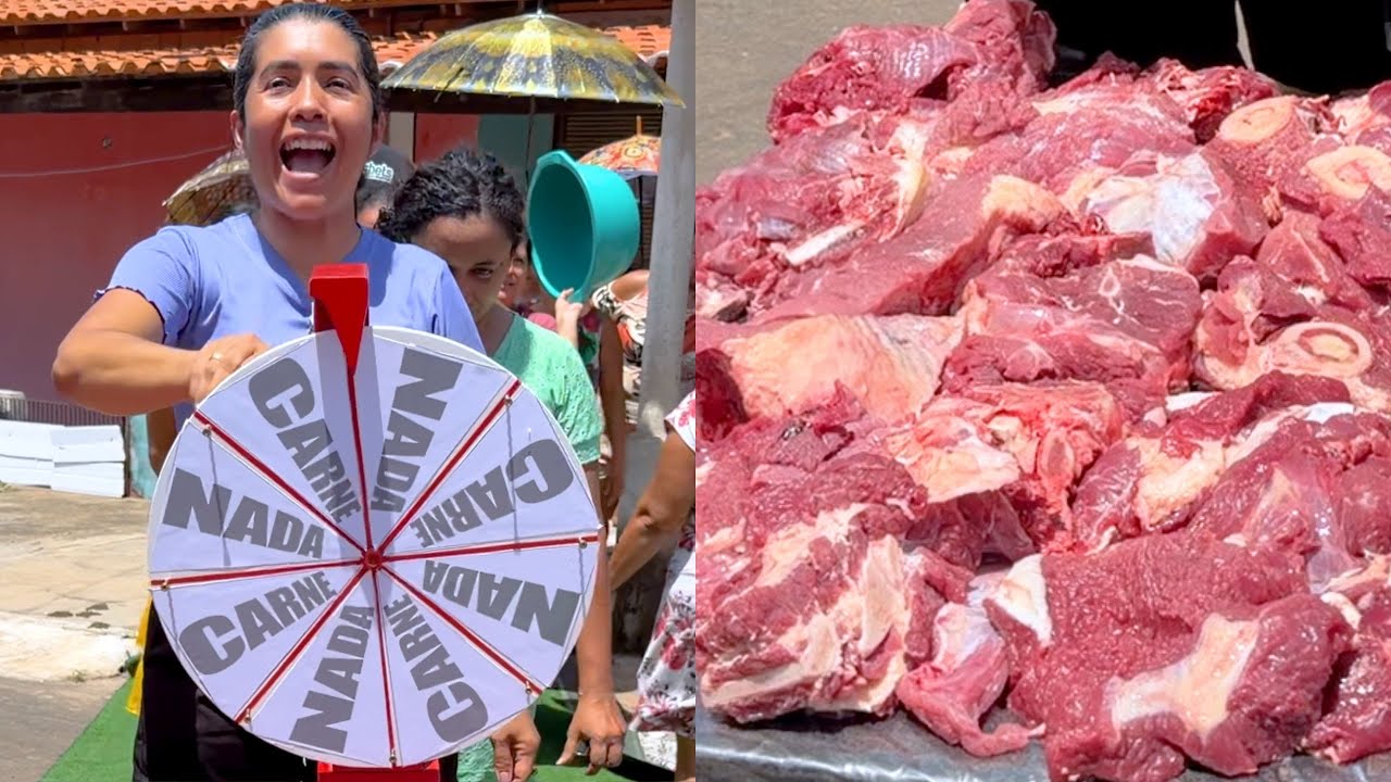 Desafio no Interior: Ganhe Carne com a ROLETA PREMIADA!