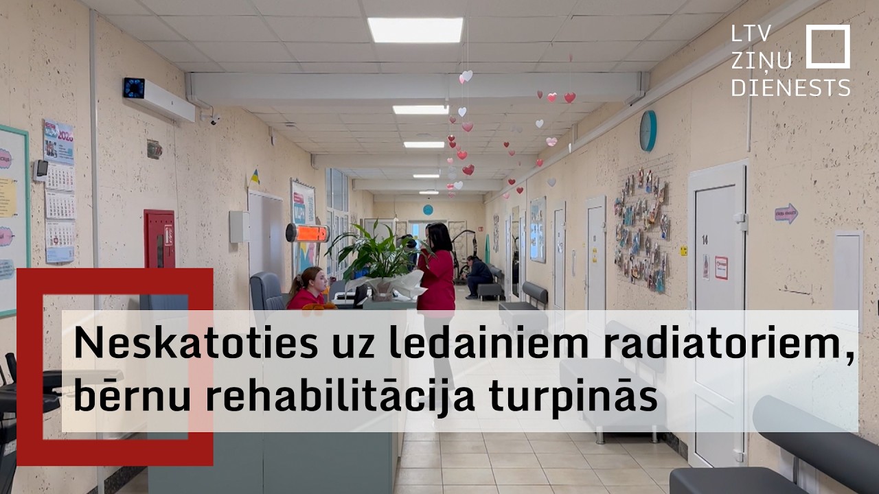 Rehabilitācija zem segām: Kijivas bērnu cīņa ar aukstumu